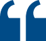 Blue quotation mark on a black background.